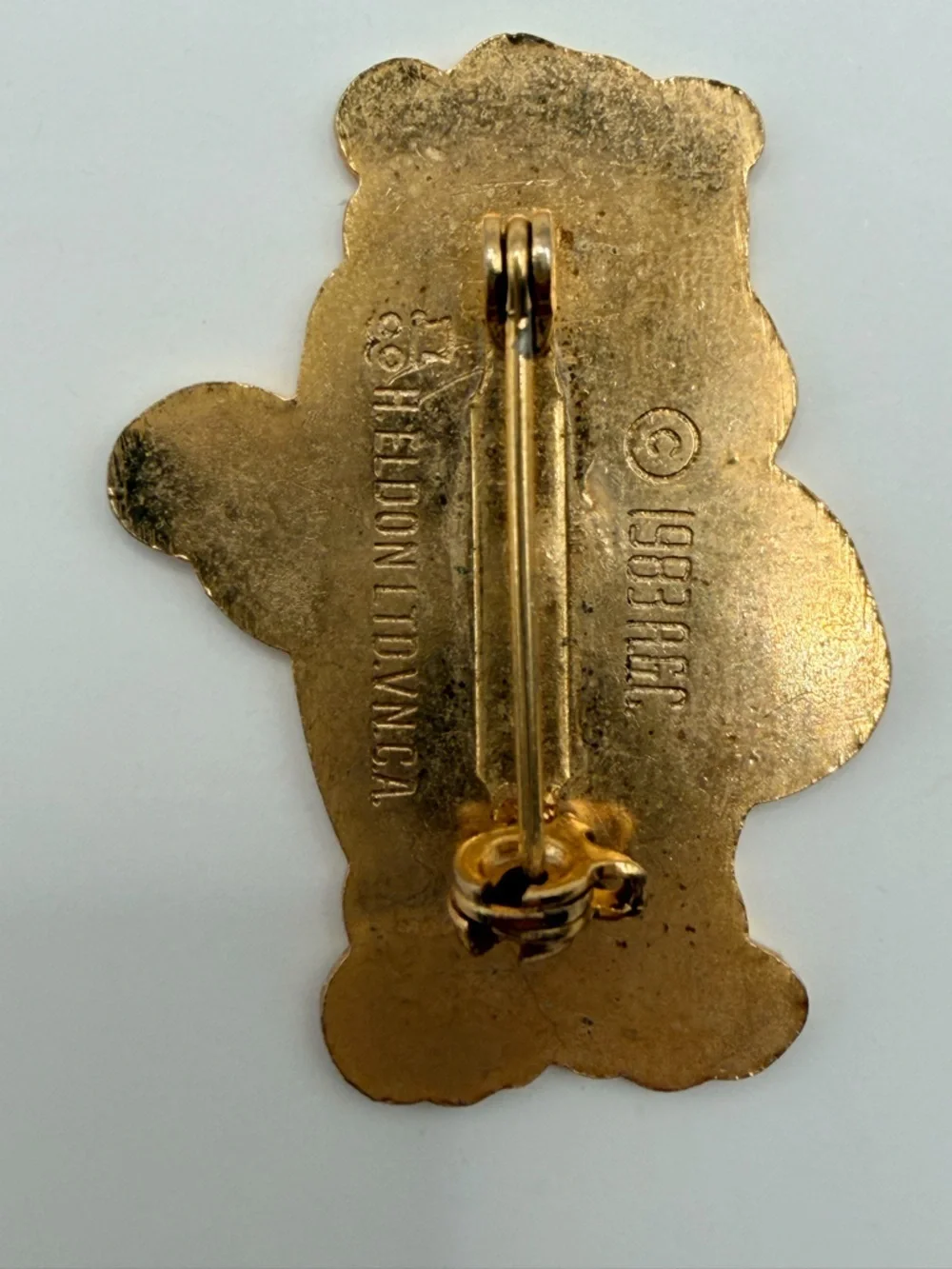 Care Bear “Friend Bear” Enamel Pin with Rose Belly Badge